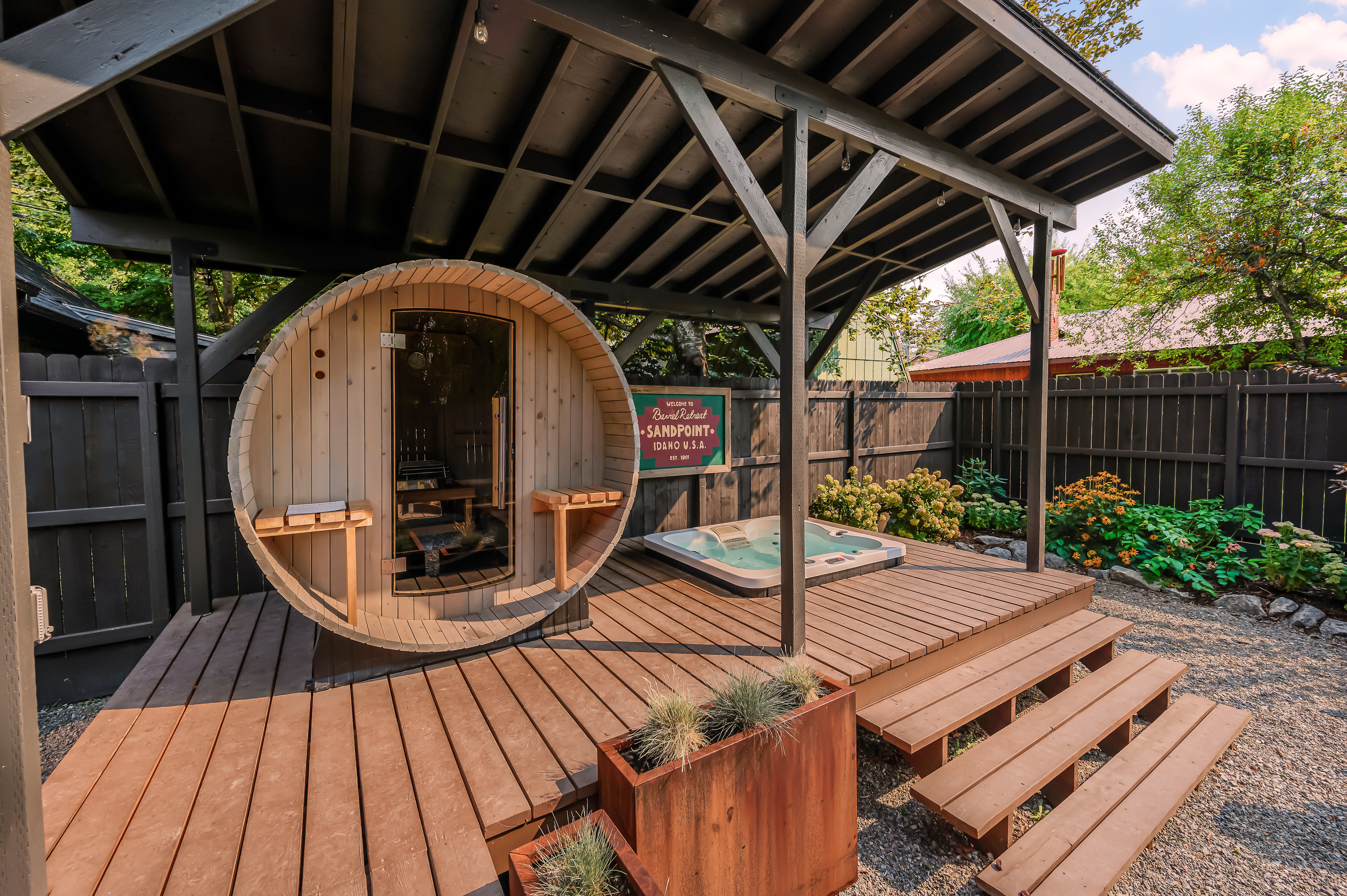 Cedar Barrel Sauna